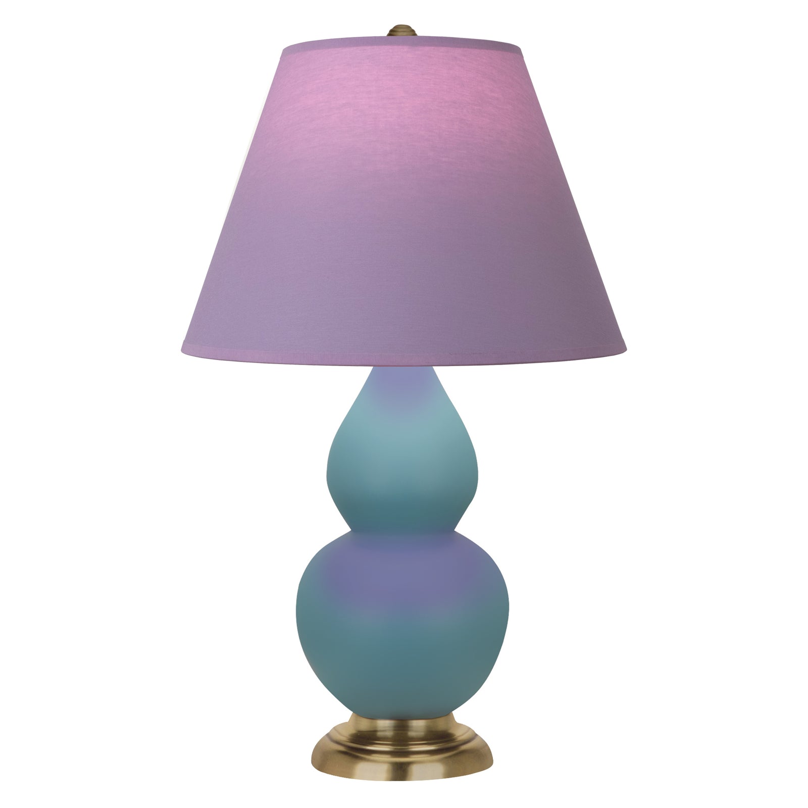 Matte Steel Blue Small Double Gourd Accent Lamp