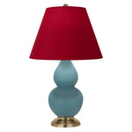 Matte Steel Blue Small Double Gourd Accent Lamp