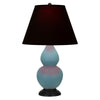 Matte Steel Blue Small Double Gourd Accent Lamp