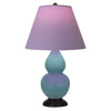 Matte Steel Blue Small Double Gourd Accent Lamp