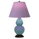 Matte Steel Blue Small Double Gourd Accent Lamp