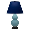 Matte Steel Blue Small Double Gourd Accent Lamp