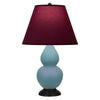 Matte Steel Blue Small Double Gourd Accent Lamp