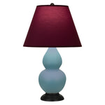 Matte Steel Blue Small Double Gourd Accent Lamp