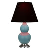 Matte Steel Blue Small Double Gourd Accent Lamp