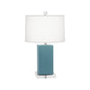 Matte Steel Blue Small Harvey Accent Lamp