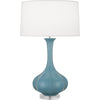 Matte Steel Blue Pike Table Lamp