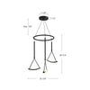 Mobil 27-in Black LED Chandeliers