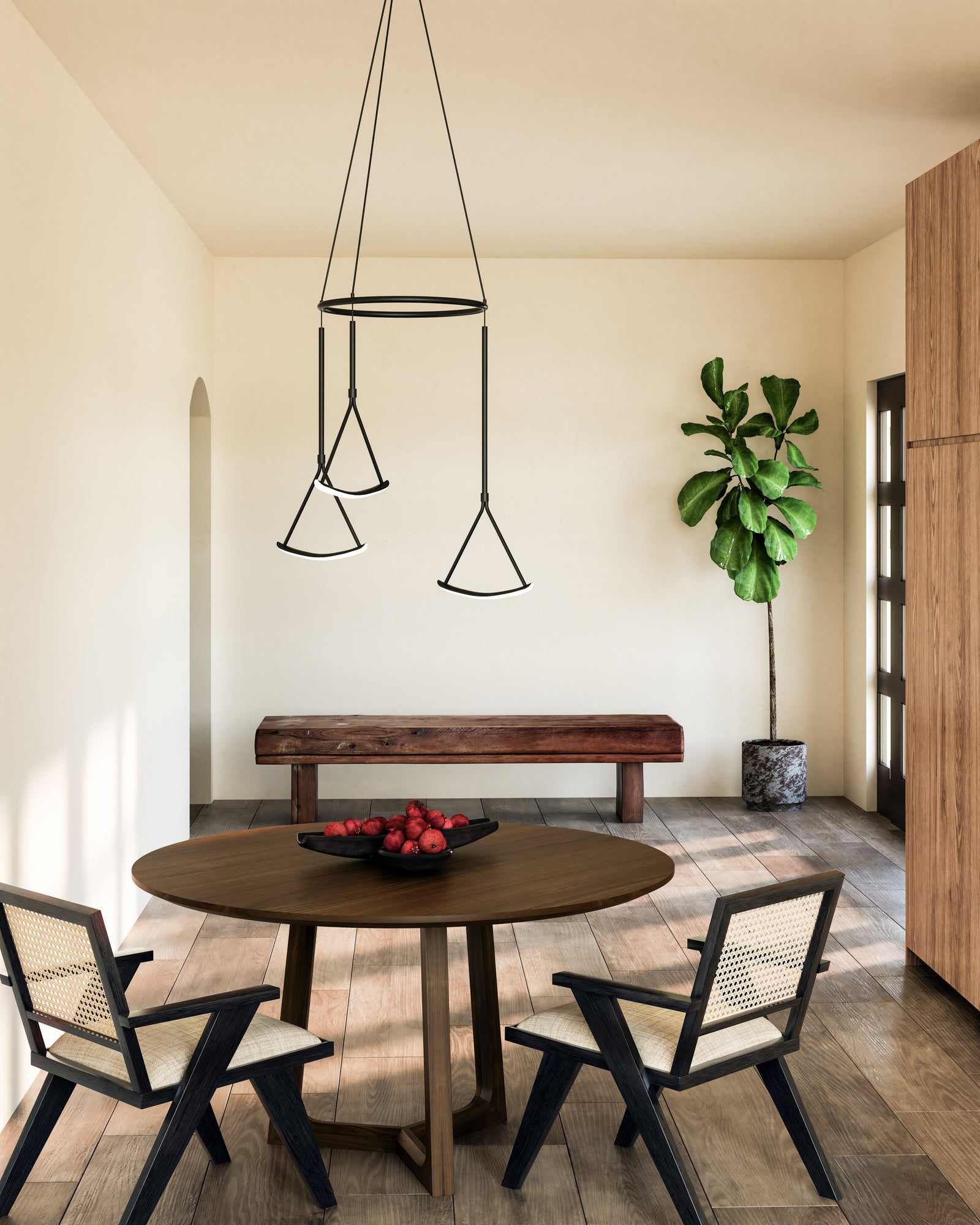 Mobil 27-in Black LED Chandeliers