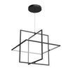 Mondrian 28-in Black LED Pendant