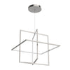 Mondrian 28-in Brushed Nickel LED Pendant