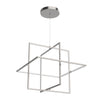 Mondrian 28-in Brushed Nickel LED Pendant