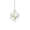 Monza 26-in Black/Antique Brass LED Chandeliers