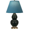 Matte Obsidian Double Gourd Table Lamp