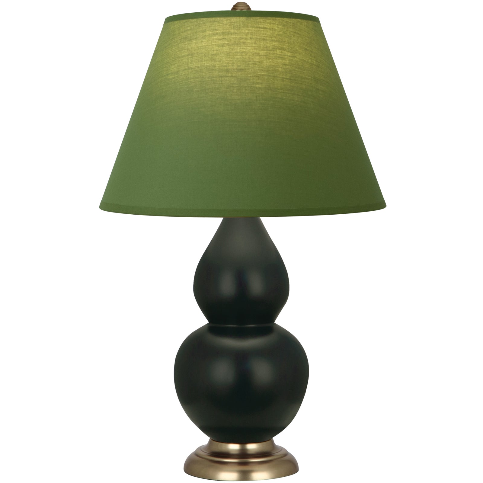 Matte Obsidian Double Gourd Table Lamp