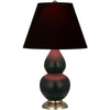 Matte Obsidian Double Gourd Table Lamp