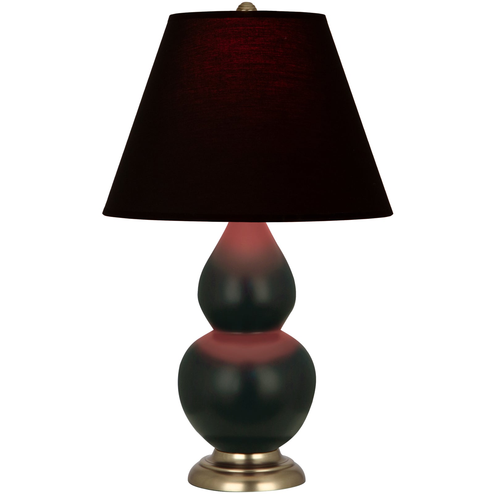 Matte Obsidian Double Gourd Table Lamp
