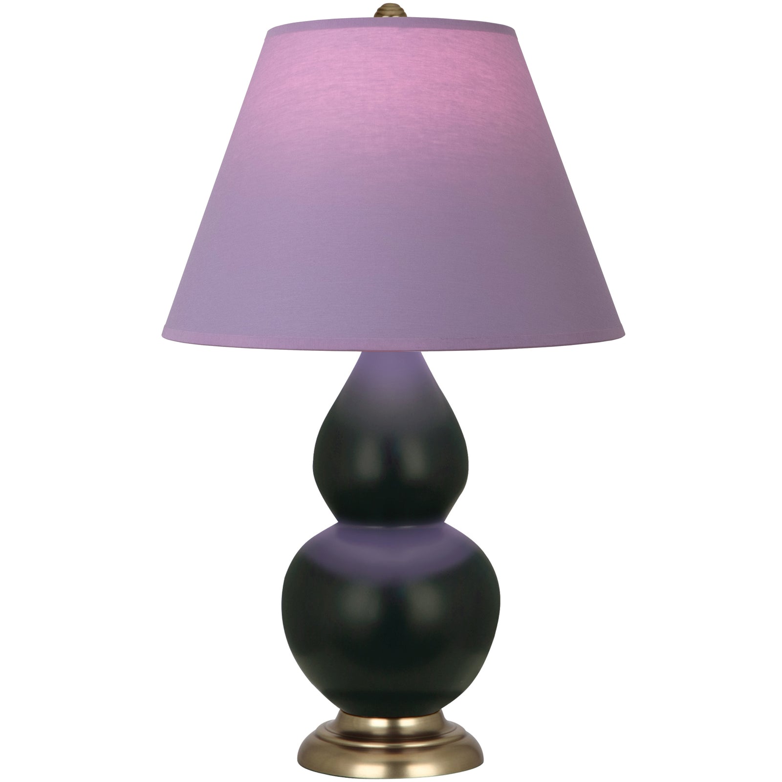 Matte Obsidian Double Gourd Table Lamp