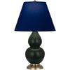Matte Obsidian Double Gourd Table Lamp