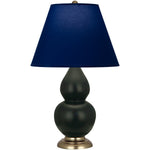 Matte Obsidian Double Gourd Table Lamp