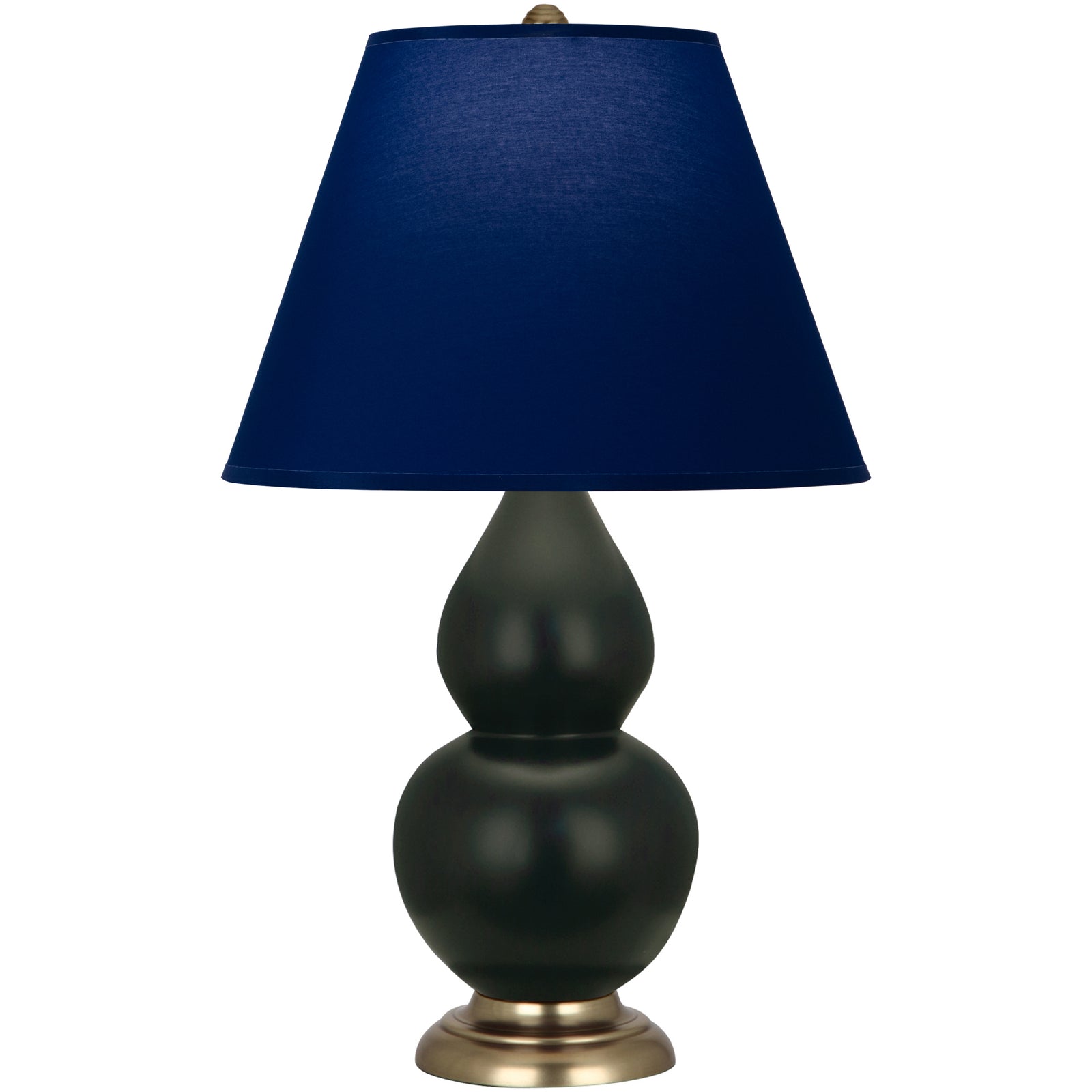 Matte Obsidian Double Gourd Table Lamp