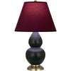 Matte Obsidian Double Gourd Table Lamp