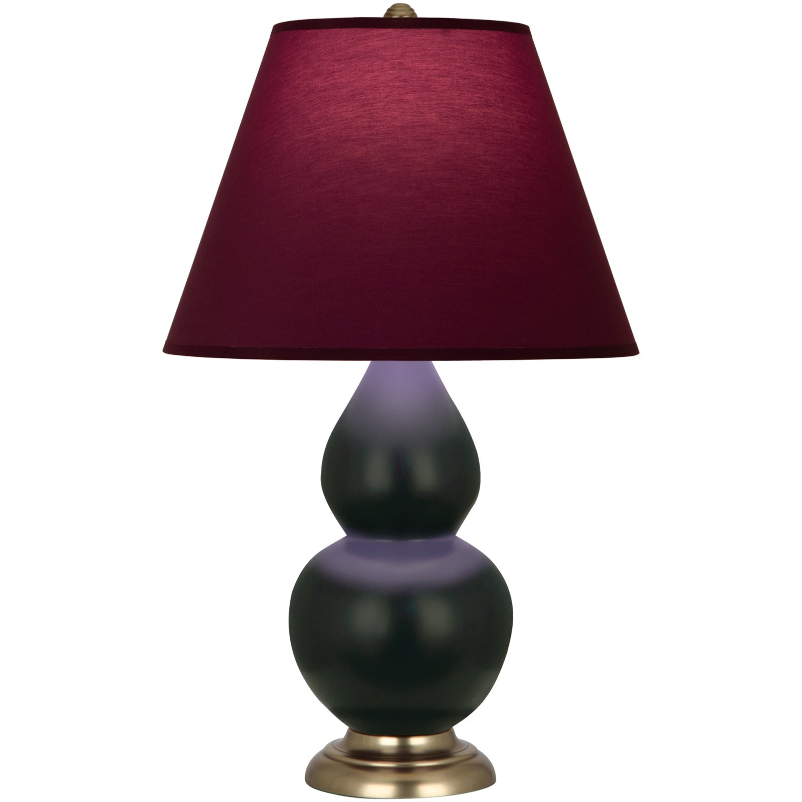 Matte Obsidian Double Gourd Table Lamp