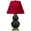 Matte Obsidian Double Gourd Table Lamp