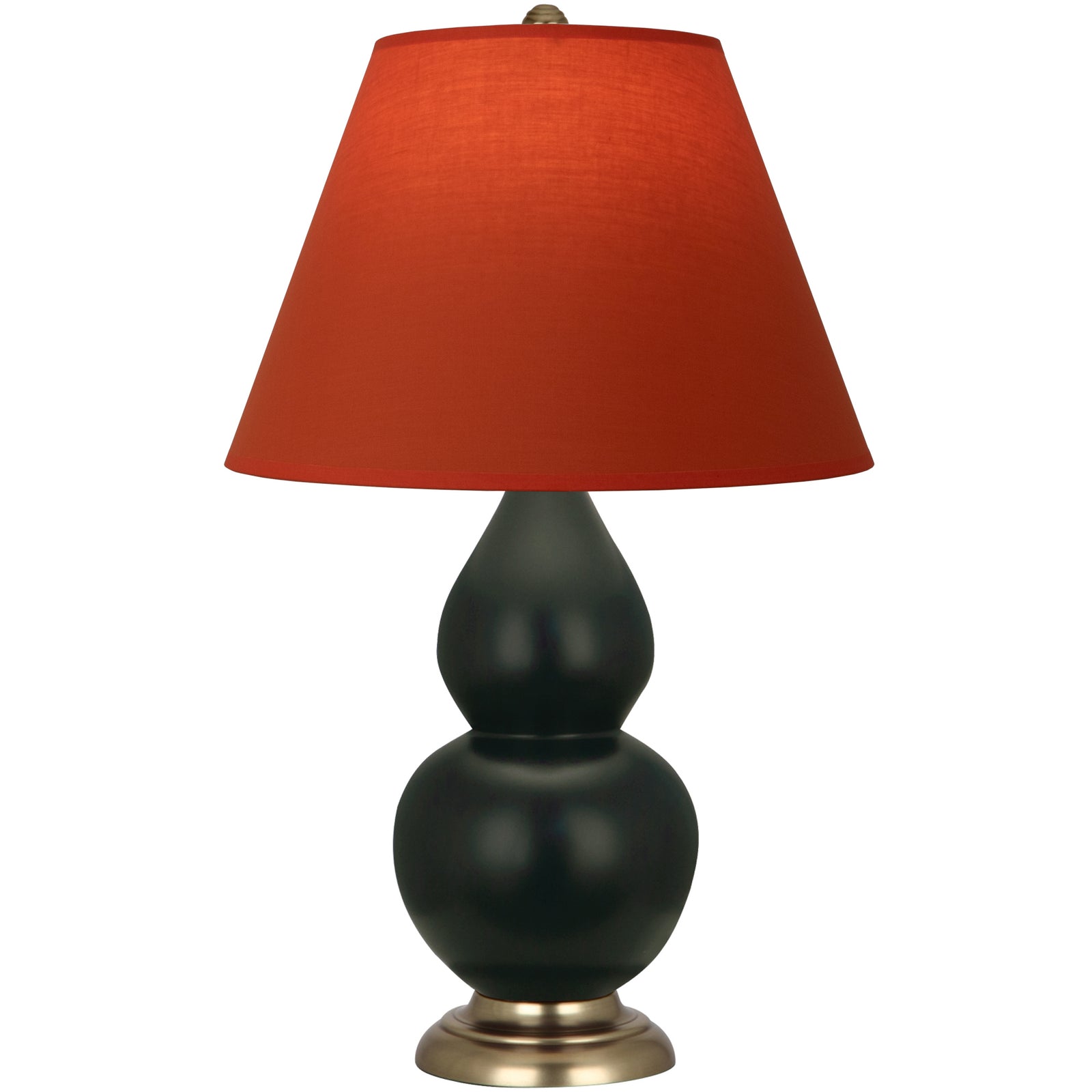 Matte Obsidian Double Gourd Table Lamp