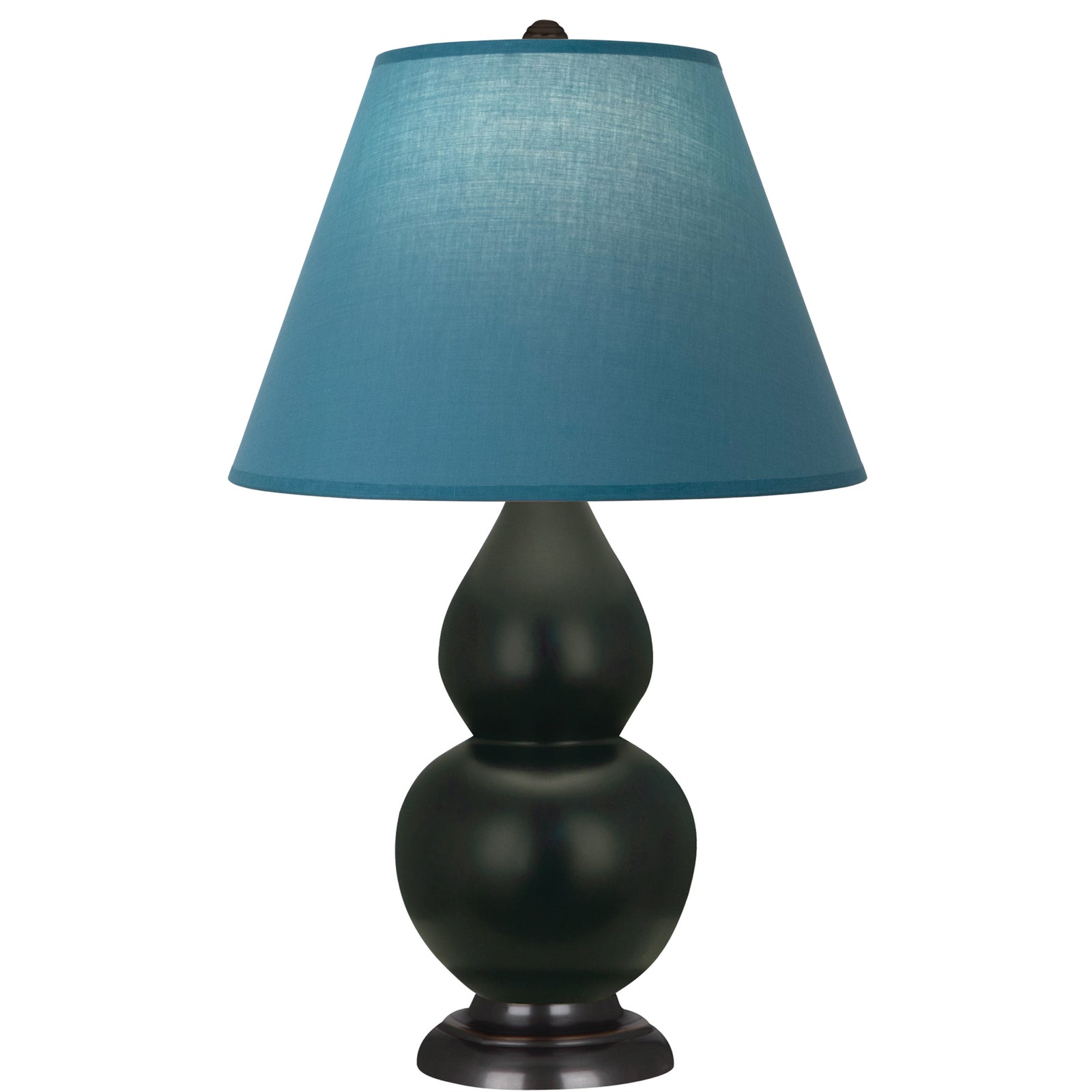 Matte Obsidian Double Gourd Table Lamp