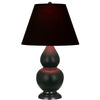 Matte Obsidian Double Gourd Table Lamp