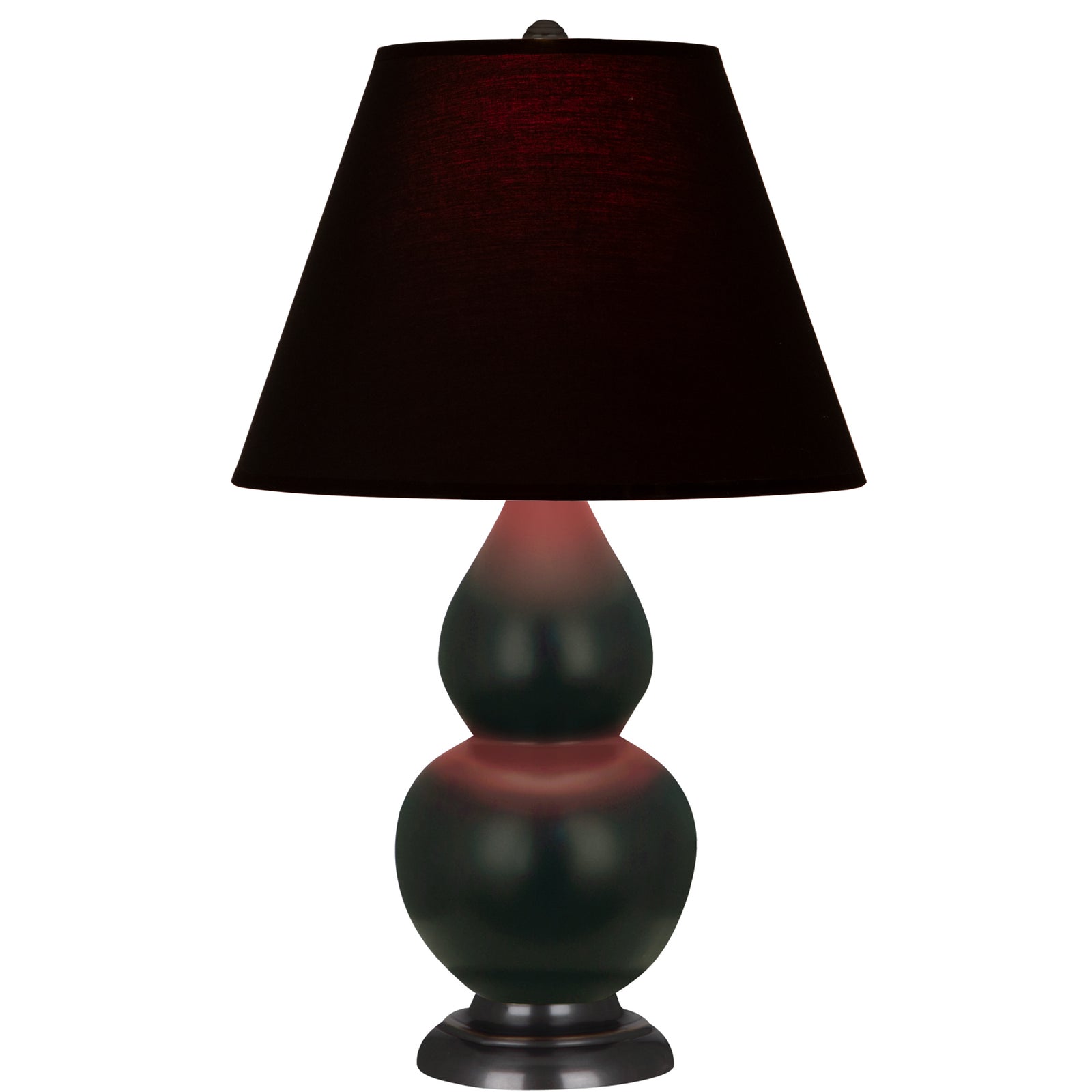 Matte Obsidian Double Gourd Table Lamp