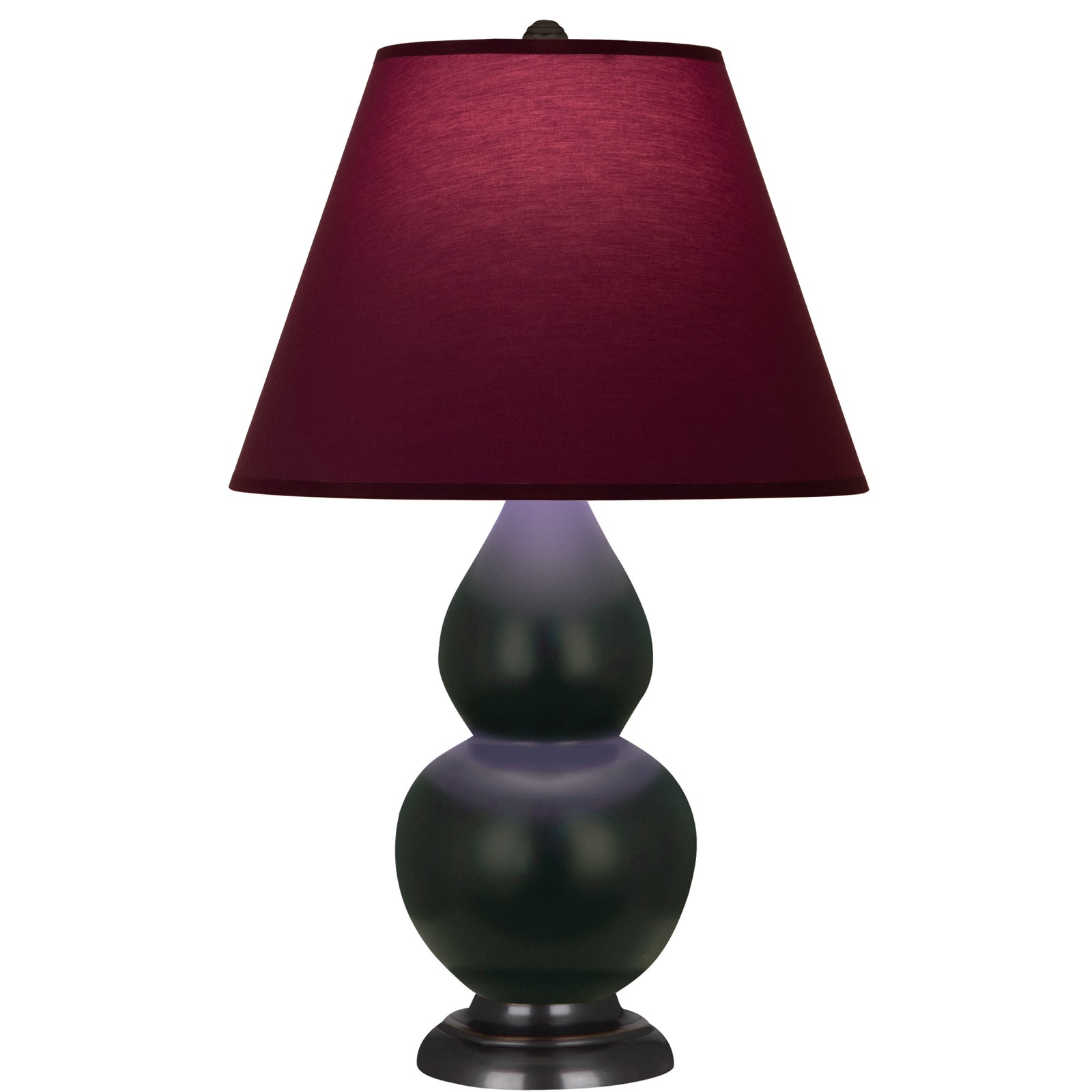 Matte Obsidian Double Gourd Table Lamp