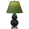 Matte Obsidian Double Gourd Table Lamp