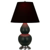 Matte Obsidian Double Gourd Table Lamp