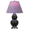 Matte Obsidian Double Gourd Table Lamp