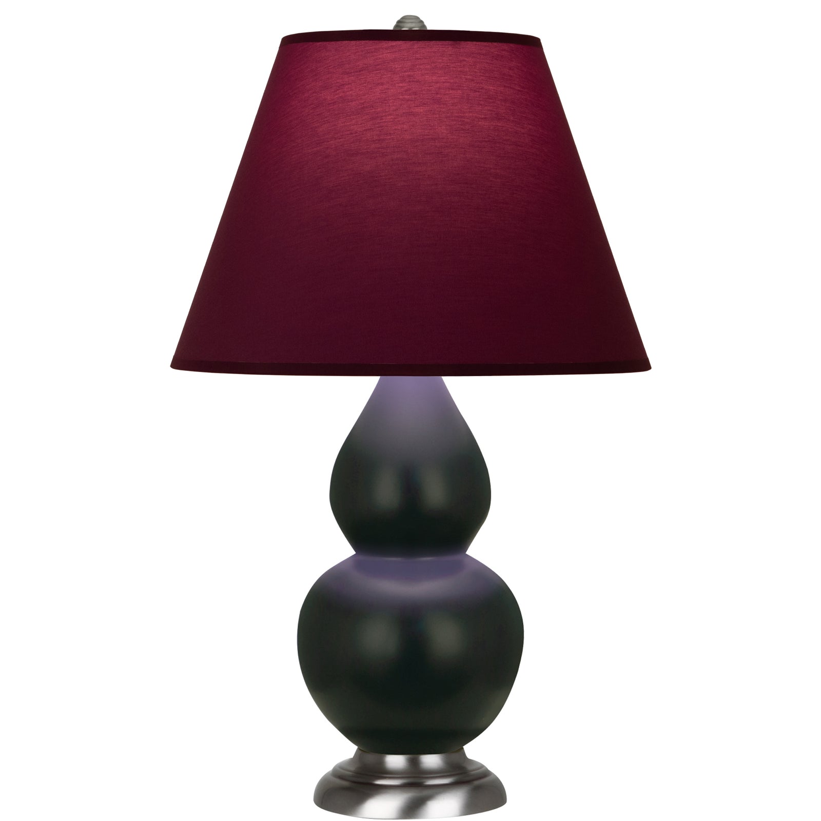 Matte Obsidian Double Gourd Table Lamp