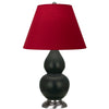 Matte Obsidian Double Gourd Table Lamp