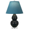 Matte Obsidian Double Gourd Table Lamp