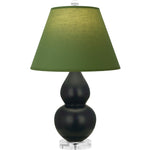 Matte Obsidian Double Gourd Table Lamp