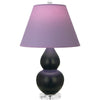 Matte Obsidian Double Gourd Table Lamp