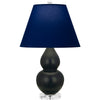 Matte Obsidian Double Gourd Table Lamp