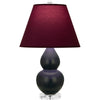 Matte Obsidian Double Gourd Table Lamp
