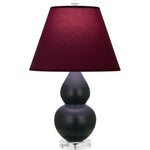 Matte Obsidian Double Gourd Table Lamp