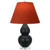 Matte Obsidian Double Gourd Table Lamp
