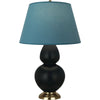 Matte Obsidian Double Gourd Table Lamp