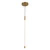 Motif 21-in Brushed Gold LED Pendant