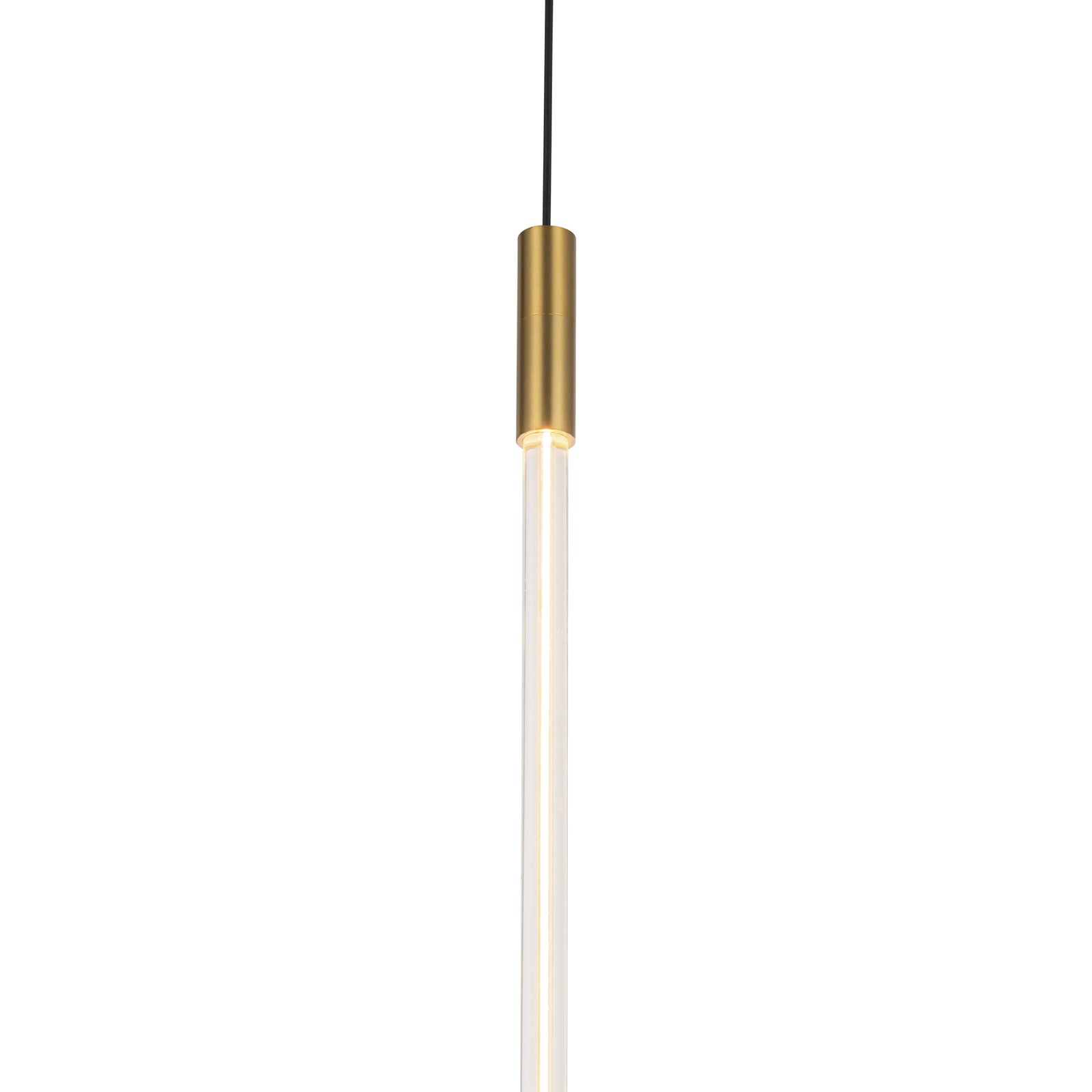 Motif 21-in Brushed Gold LED Pendant