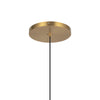 Motif 21-in Brushed Gold LED Pendant