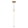 Motif 21-in Brushed Gold LED Pendant